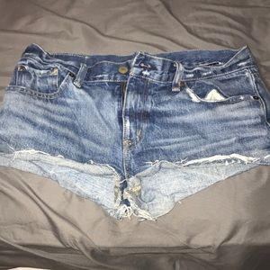 Denim shorts